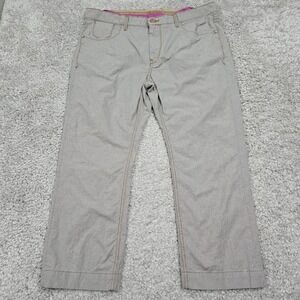 Robert Graham Mens Yates Straight Houndstooth Pants 38x26 Classic Office